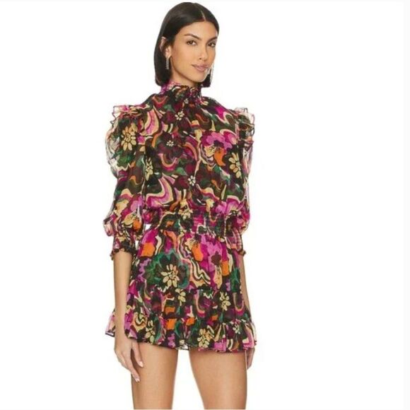 MISAโLos Angeles Gianna Dress in Flora Groove | Size S | NWT - Picture 12 of 12